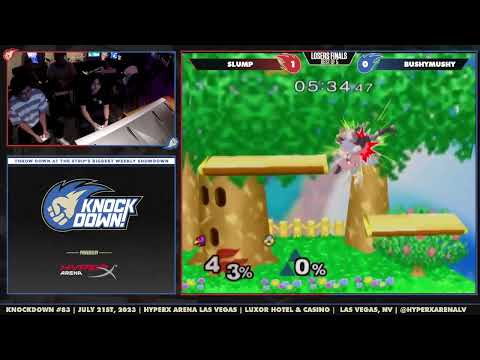 Knockdown #83 | HXALV | SSBM |  Slump vs Bushymusy - Losers Finals