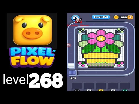 Pixel Flow Level 268 Walkthrough