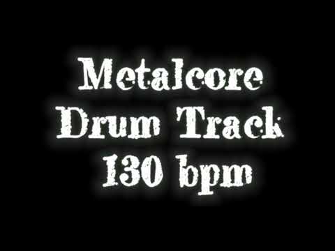 Five Finger Death Punch Style Drum Backing Track 130 bpm HQ