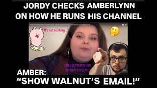 JORDY CHECKS AMBERLYNN ON HOW HE RUNS HIS CHANNEL, THE FEEDER EMILY SUPPORTS HER WEIGHTLOSS [LAH]