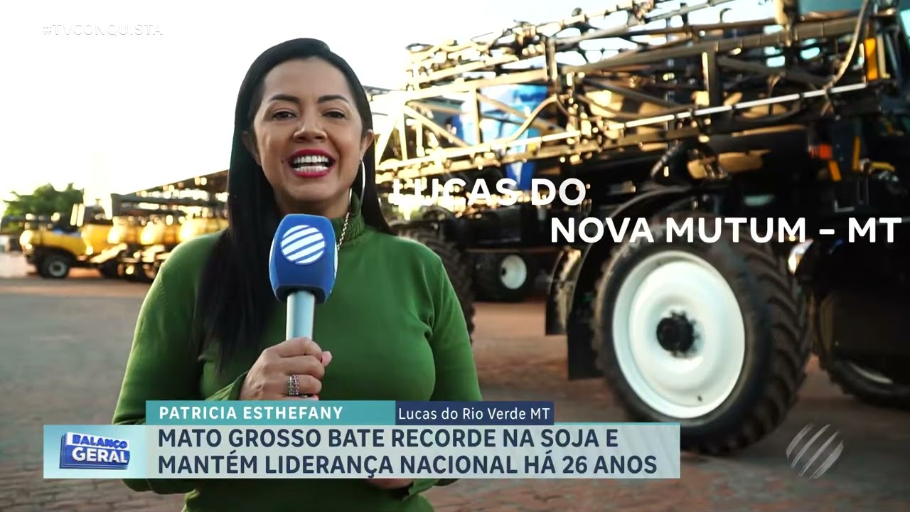 Mato Grosso bate recorde com 51 milhões de toneladas de soja na safra 25/26