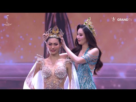 Miss Grand Thailand 2025 Crowning Moment - Saranrat Pueakpipat