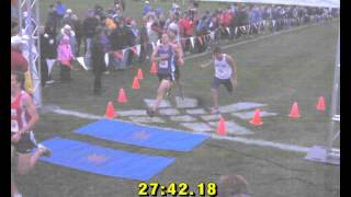 preview picture of video 'Crossroads League Mens 8k race 2012'