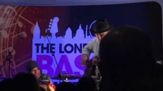 Jah Wobble at the London Bass Guitar Show 2015