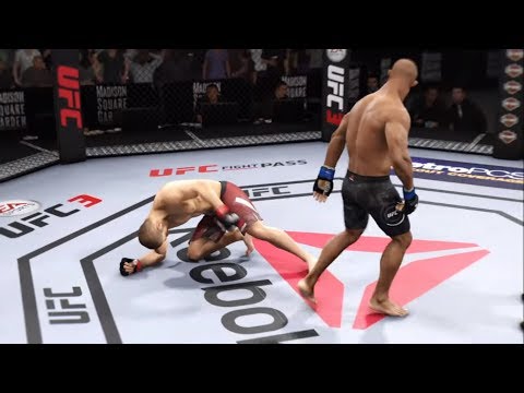 Khabib vs. David Branch (EA Sports UFC 3) - CPU vs. CPU