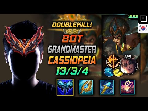 GrandMaster Bot Cassiopeia Build Everfrost Conqueror - Cassiopeia Bot vs Samira - LOL KR 12.23