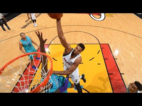 Highlights: Hassan Whiteside Dominates in NBA Playoff Debut!