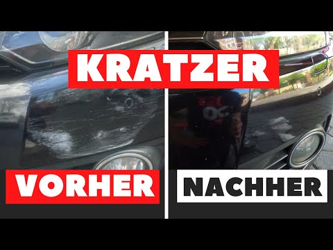 AUTO KRATZER ENTFERNEN - So einfach geht das !!!