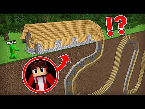 Mikey found a UNDERGROUND VILLAGER HOUSE OF the ALTERNATES JJ in Minecraft Challenge - Maizen
