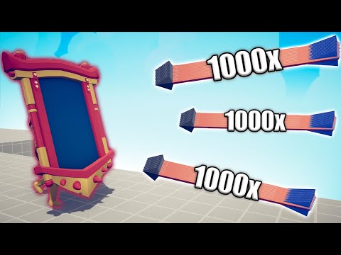 FLASH MIRROR SHIELD vs 1000x OVERPOWERED UNITS - TABS | Totally Accurate Battle Simulator 2023