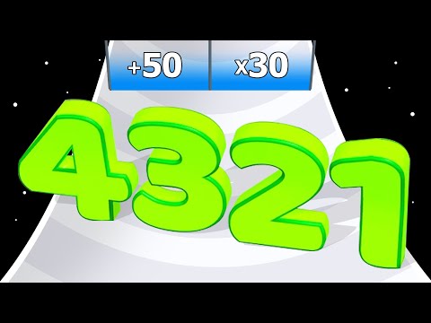 DIGIT RUN 3D - Level Up Number, Math Games (Freeplay)