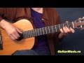 Булат Окуджава - Грузинская песня - как играть на гитаре - Перебор 1 ...