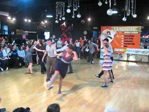 41 Lindy main Semi-final heat-1 all skate at Russian Open Championship 2012