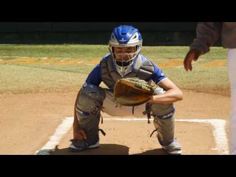 one knee catcher stance