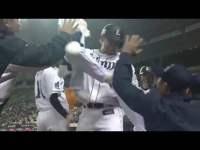 【4回裏】ベンチも大はしゃぎ!! ライオンズ・浅村 レフトへ完璧な満塁ホームラン!! 2016/4/5 L-F