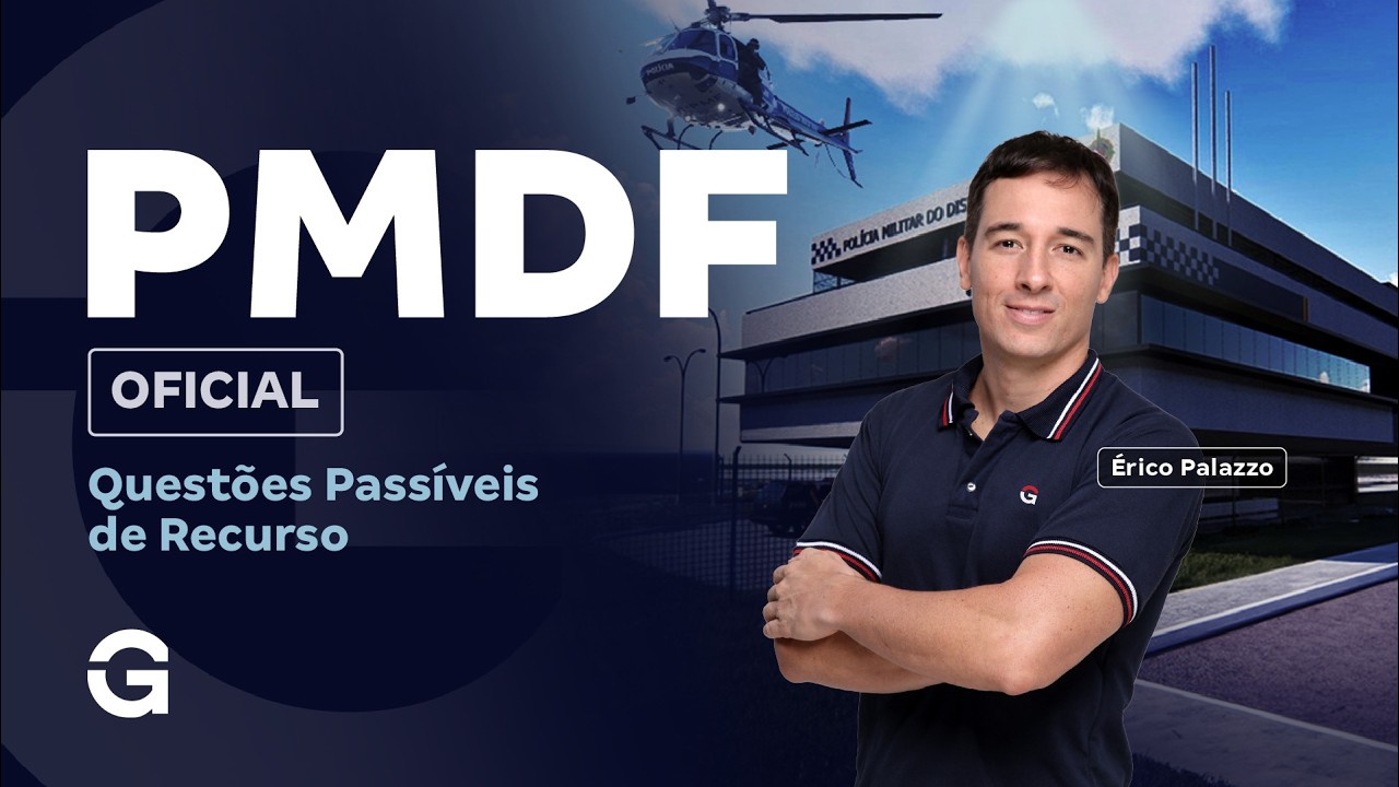 Concurso PMDF Oficial | Questões Passíveis de Recurso