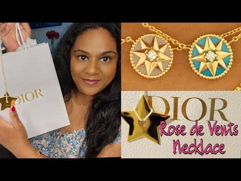 DIOR|ROSE DE VENTS NECKLACE| First time Dior Shopping Experience| Unboxing|ModShots|Storytime VCA