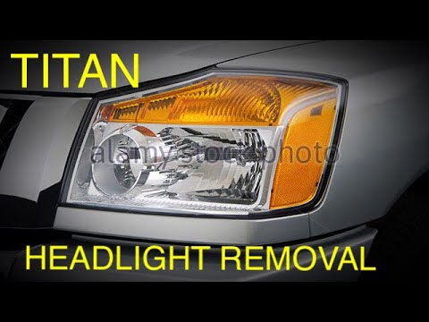 Nissan Titan Headlight Removal and Replacement