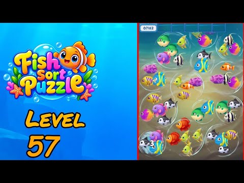 Fish Sort Puzzle Level 57 Walkthrough thumbnail