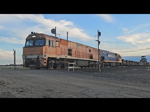 2PM6 PN up "Linfox Express #2" (NRs 31 & 96), Perth to Melbourne, 1735, 21/8/25, Dooen VIC 