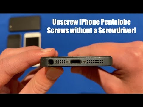 How to Unscrew iPhone Pentalobe Screws without a Screwdriver