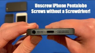 How to Unscrew iPhone Pentalobe Screws without a Screwdriver