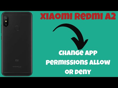 Xiaomi Redmi A2 Plus How to Change app permissions || Allow or deny app permissions