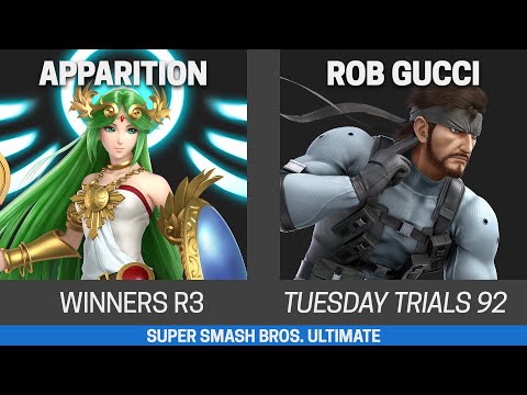 Tuesday Trials 92 SSBU Winners R3 - Apparition (Palutena) vs Rob Gucci (Snake)