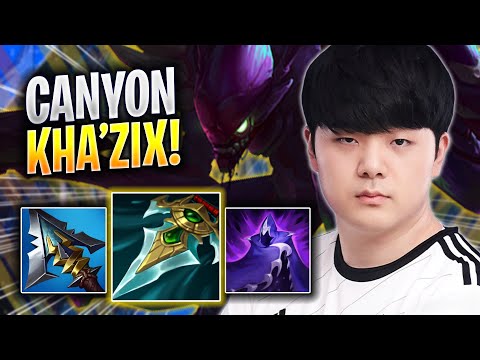 CANYON IS SO CRAZY WITH KHA'ZIX! - DK Canyon Plays Kha'zix JUNGLE vs Nidalee! | Season 2023