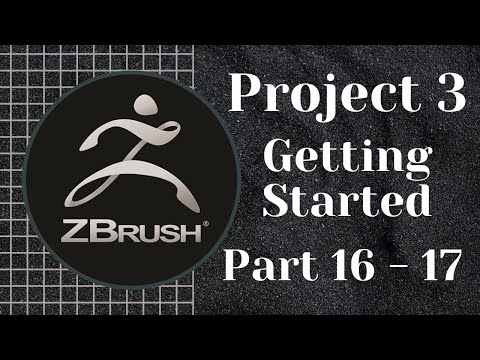 ZBrush | Full Training Course | Project 3 - Lesson 16/17 | Practice Session 1 of Project 3