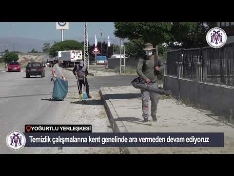 Yoğurtlu Yerleşkesi'nde çevre temizliği çalışması 21.07.2023