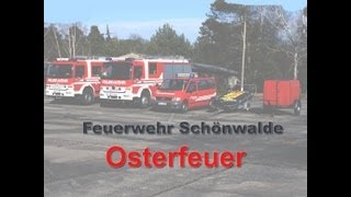 preview picture of video 'Osterfeuer 2012 Schönwalde'