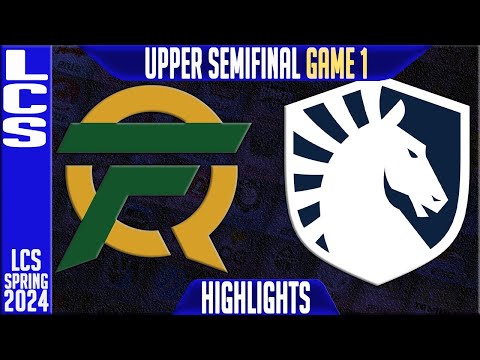FLY vs TL Highlights Game 1 | LCS Spring 2024 Playoffs Semi-final | FlyQuest vs Team Liquid G1