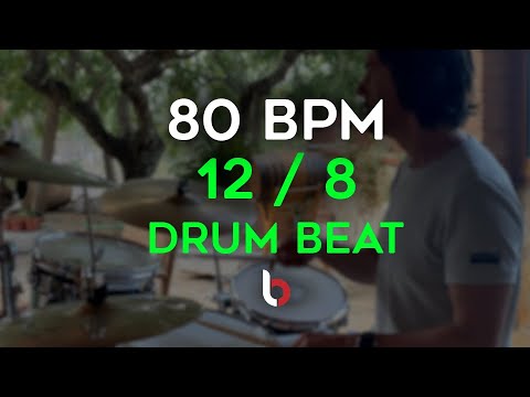 80 BPM - 12/8 Drum beat