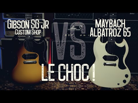 Gibson SG Jr Custom Shop VS Maybach Albatroz 65, le choc !