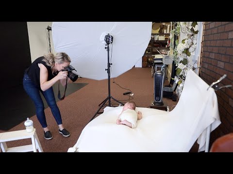 Photoshoot with Adorable One Month Old "Newborn" Baby...