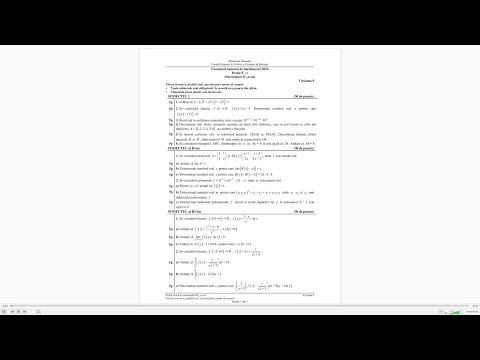 Bacalaureat 2024 - Stiinte ale naturii - Sesiune speciala