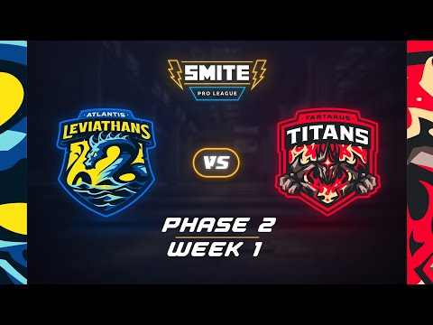 Smite Pro League: Phase 2 - Week 1 Atlantis Leviathans Vs Tartarus Titans
