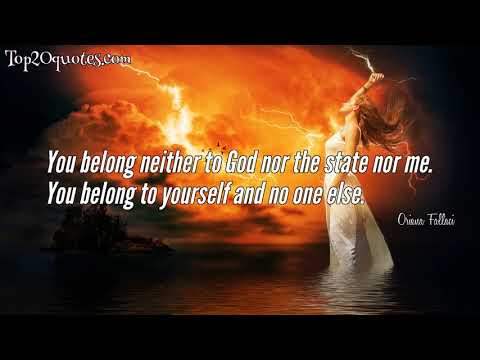 🌊 Top 10 Quotes of Oriana Fallaci - Journalist