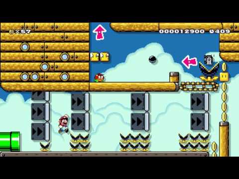 King Muncher's Villainous Lair by PETER - Super Mario Maker - No Commentary 1AE