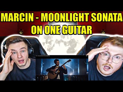 THE BEST IN THE WORLD?? MARCIN - MOONLIGHT SONATA ON ONE GUITAR - ENGLISH AND POLISH REACTION