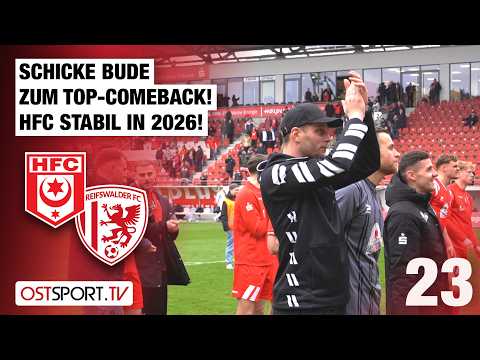 A great goal for a top comeback! HFC stable in 2026: Halle - Greifswald | Regionalliga Nordost