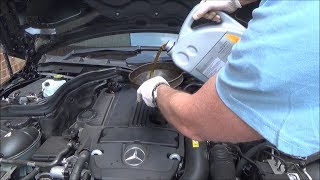 How to Service a Mercedes Benz C Class, C180 W204 Year 2012