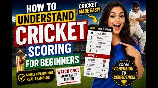 How to understand cricket scoring for beginners
