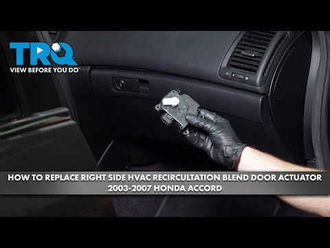 How to Replace Right Side HVAC Recirculation Blend Door Actuator 2003-2007 Honda Accord