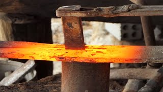 Forging Butcher Long Knife/ Full Process Of Knife Making/ Start Crafti