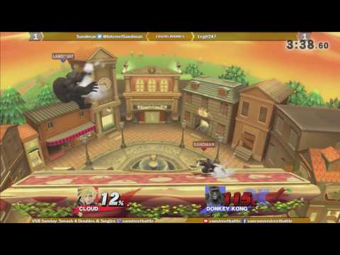 VSB Smash 4 Singles Season 2 #3 - Loser's Top 8 - Sandman vs Legit247