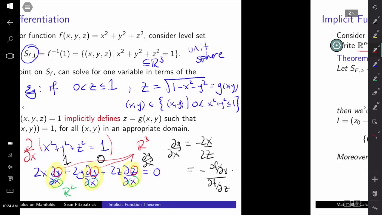 Implicit Function Theorem