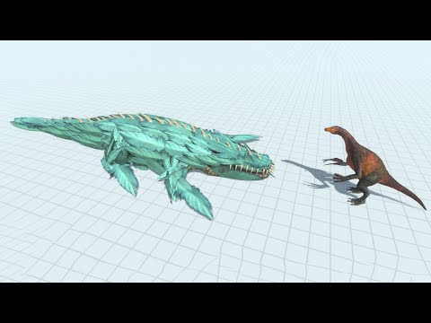 THE MOSASAURUS vs EVERY UNIT - Animal Revolt Battle Simulator