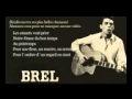Jacques Brel   Au printemps   Paroles Lyrics   YouTube